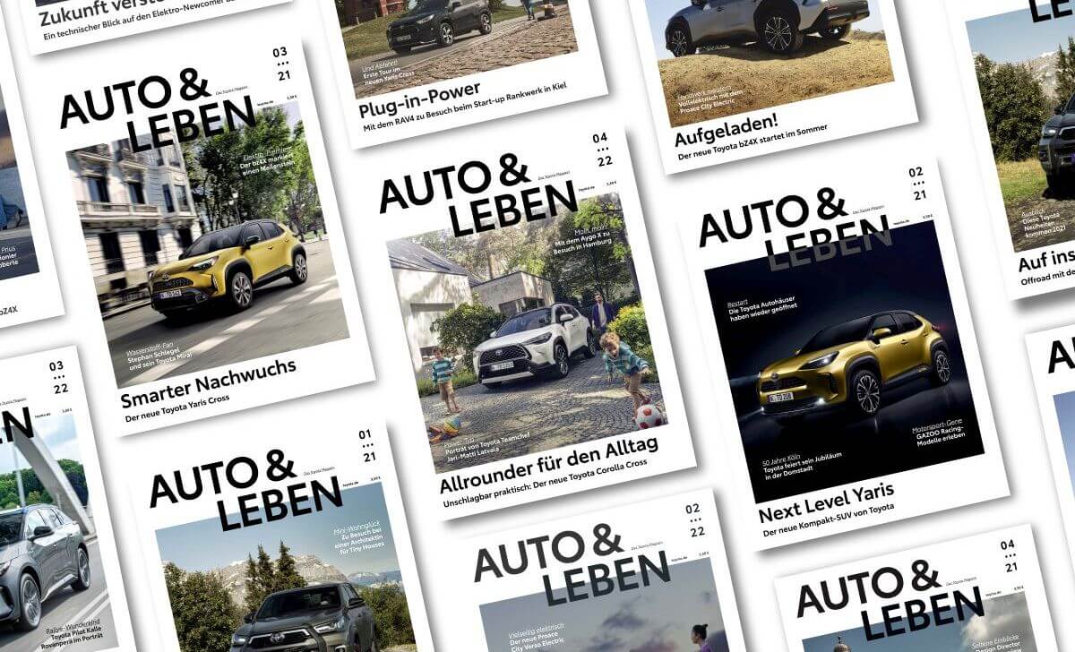 JETZT ONLINE VERFÜGBAR: UNSER TOYOTA KUNDENMAGAZIN AUTO & LEBEN